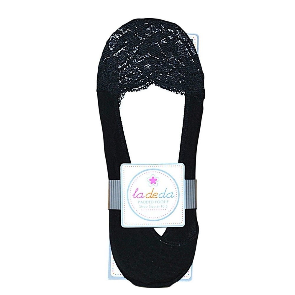 La De Da Padded Footie Socks